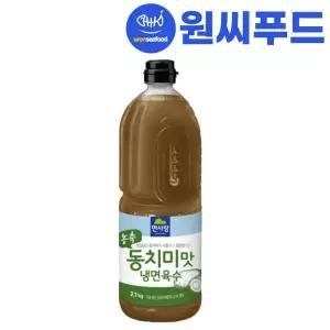 원씨푸드 면사랑 농축 동치미맛 냉면육수 2.1kg 농축액