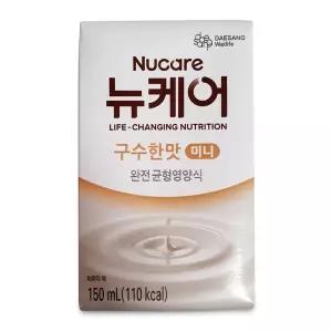 뉴케어 미니 구수한맛 균형영양식 환자영양식 150mL 24팩 24개 식사 일식 외식 혼밥 정식 즉석요리
