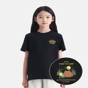 [아웃도어프로덕츠키즈]  [온라인전용] 백그래픽 반팔티셔츠 (블랙) OD262ISS93_BLK