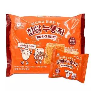 누룽지 맛 달콤한 바삭하고 찹쌀 추억의과자 288g