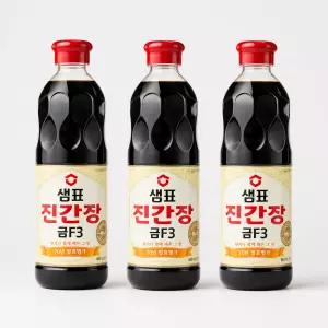 샘표 진간장 금F3 860ml 3개