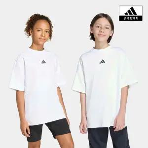 [아디다스키즈](의정부점)[adidas kids](A130~A160) 퓨처 아이콘 오버사이즈 티셔츠 (KB6855)