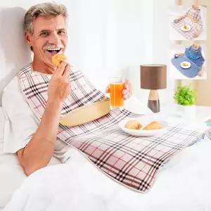 어르신 턱받이 앞치마 방수 식사용 요양원 식포켓/음식물/받이/장애아동/간병/성인용/성인/침받이/요양
