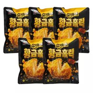 소바바 황금홀릭 후라이드 순살치킨 240g, 5개