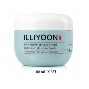 일리윤 히알루론 모이스춰 수분크림 100ml 3개