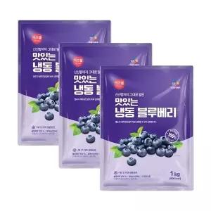 이츠웰 냉동블루베리1Kg x 3개