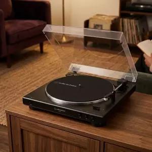 오디오테크니카 턴테이블 AT-LP60X 블랙 입문용 자동 벨트 취미용 코스트코
