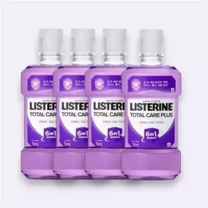 리스테린 토탈케어 플러스 750ml x4개
