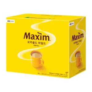 동서식품 맥심 모카골드 마일드 400T 맥심커피 커피믹스 티타임 빵 카페 샌드위치 파인다이닝 아이스커피