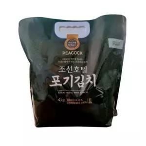 Peacock 조선호텔 포기김치 4kglw