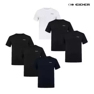 아이더 EIDER 남성 여름 신상 3팩 기능성 반팔 라운드 티셔츠 (DMM26296) LE1221747