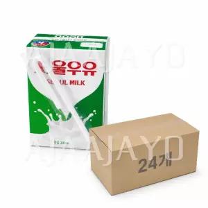 서울우유 멸균 흰우유 200ml 24팩 200미리 간편한 빨대 우유