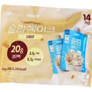 랩노쉬 슬림쉐이크 45g x 14개 - 인절미