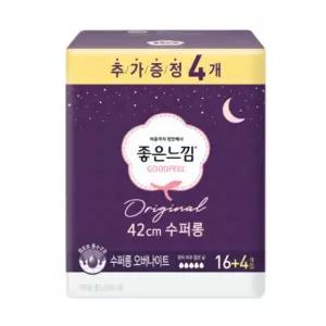 좋은느낌 오리지널 수퍼롱 오버나이트 생리대 20매