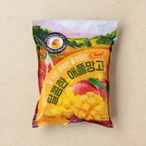 1000059404351 백화점 상품 페루산 냉동 애플망고 1.2kg 봉 460547