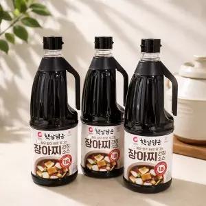 청정원 장아찌 간장소스 1.7L x 3개