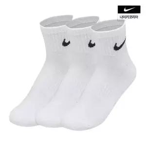 [나이키]에브리데이 쿠션 트레이닝 앵클 삭스 3켤레 SX7667 100 LE1218609321
