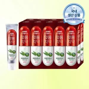 2080 진지발리스 유칼립투스 치약 스트롱민트 150g X 10개 MNS