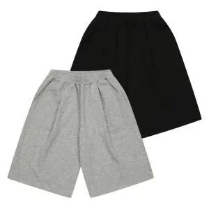 [세이브존] 에꼴리에 유니 원턱 버뮤다 바지 26B0235-BK/GY