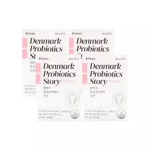 덴프스 덴마크 유산균이야기 우먼 170mg x 60캡슐 x 4박스