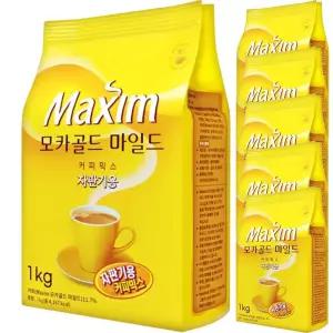 맥심 모카골드 마일드 커피믹스 자판기용 1kg x 10봉