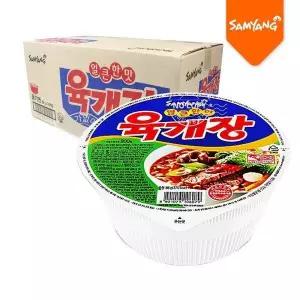 1000651832967C1773359886 삼양 박스 육개장 사발면86g 24입 대용량 라면대량 국민라면 캠핑 비상식량