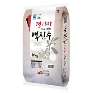 4306755428 백진주쌀 25년 햅쌀 찰지고 맛있는 경 10kg, 1개