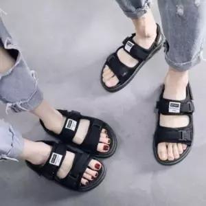 샌들 여름 남녀 스트랩 커플 여름샌들 신발 실용 찍찍이 바캉스 2color