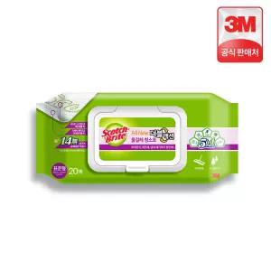 3M 스카치브라이트 표준형 올뉴 더블액션 물걸레 청소포 20매