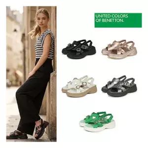 베네통베네통BENETTON 샤인스톤 쥬얼 샌들_638041 513115