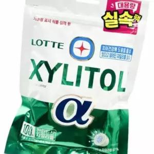 롯데 자일리톨 알파 오리지날 195g X 2개