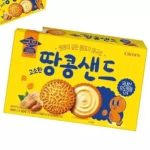 고소한 땅콩샌드 대 개 1개입 과자샌드형 땅콩크림간식 대용량포장279g