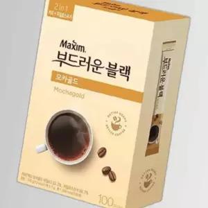 동서 맥심 부드러운 블랙믹스 모카골드 커피 100T