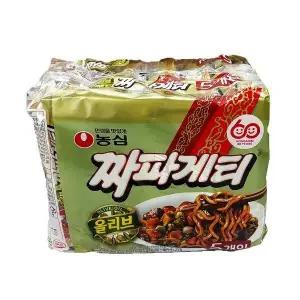 1000626501738C1773359885 농심 올리브 짜파게티 짜장멀티 140gx40개 1BOX 국민라면 캠핑 비상식량