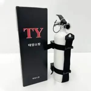 태양 차량용 소화기 0.7kg 흰색 차량용 미니 휴대용 캠핑 (1개)