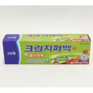 크린지퍼백 25cm X 30cm 대 20입