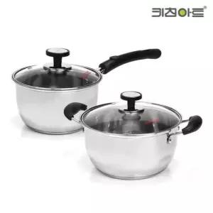 키친아트 냄비 아티스트 2종 16cm/18cm 냄비세트