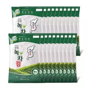 지도표 성경김 녹차김 전장 30g 20개