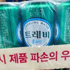 탄산수 트레비 캔 190ml 플레인 30개  WFNNQUI