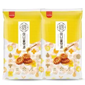 삼립 미니 꿀 약과 1kg x2개 /대용량