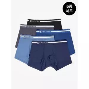 [제임스딘]남성 스포티 자카드 드로즈 5종 세트_P384845014