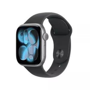 애플 워치 11 GPS 방수 알루미늄 스페이스 그레이 42mm 블랙 S/M MNS