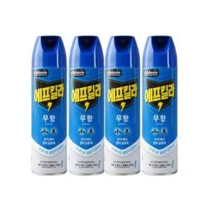 [셀러허브]에프킬라 모 기약 에어로졸 무향 500ml x4개 (S50831981)