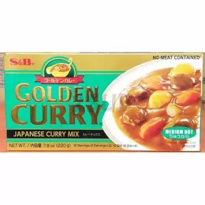 둘섭 SB 골든 카레 고형 중간매운맛 220g 큐브카레