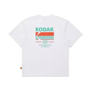 코닥 브리즈팝 에어로쿨 빅그래픽 반팔 티셔츠 K6223LRS54WHT