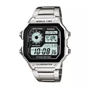 카시오 AE-1200WHD-1A 정품 남성 메탈 스포츠 손목 시계