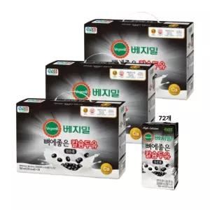 베지밀 뼈에좋은 칼슘두유 검은콩 190mlx72팩