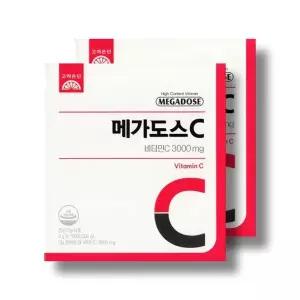 [하프클럽/기타]고려은단 메가도스C 비타민C 3000 3g 100포 2박스 /wb
