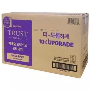 다용도물티슈 베베숲 트러스트 메가팩 물티슈 캡형 80매 20팩