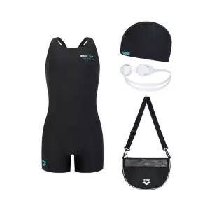[아레나] 킥앤풀 여아동 3부 반신 키트 A5SG1KG04BLK